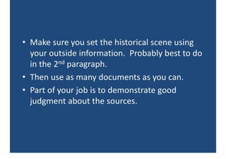 A.P.U.S.H. Essay Skills