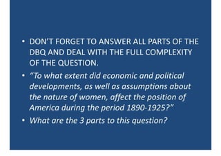 A.P.U.S.H. Essay Skills