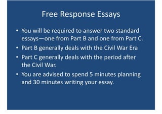 A.P.U.S.H. Essay Skills