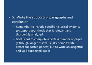 A.P.U.S.H. Essay Skills