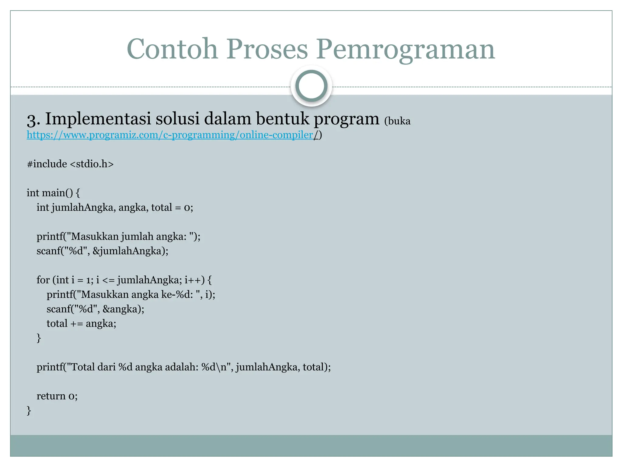 Materi Proses Pemrograman Kelas XI Informatika | PPTX