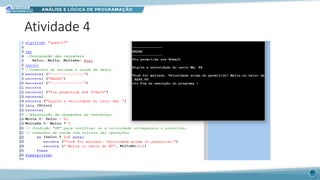 Atividade 4
30
 