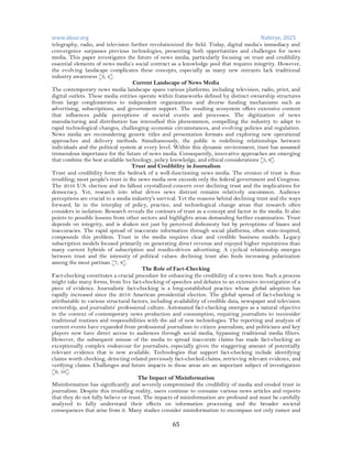 The Future of News Media: Trust and Credibility (www.kiu.ac.ug) | PDF