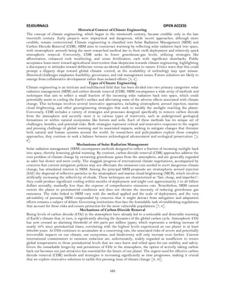 Imppractical Engineering The Science of Climate Engineering: Risks and Benefits (www.kiu.ac.ug ...