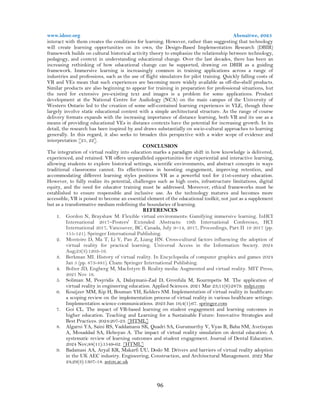 The Role of Virtual Reality in Education (www.kiu.ac.ug) | PDF