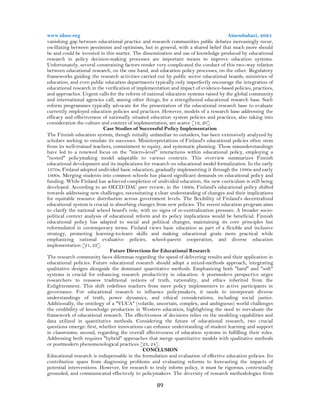 The Role of Research in Educational Policy Development (www.kiu.ac.ug ...