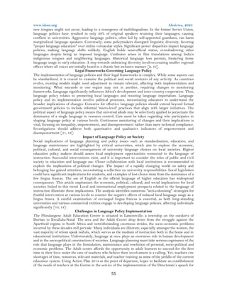 Language Policy and Its Legal Implications (www.kiu.ac.ug) | PDF