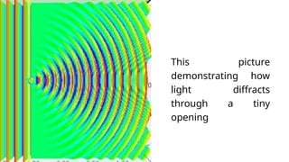Diffraction of light physics presentation | PPTX