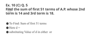 Comprehensive Guide to Arithmetic Progression: Terms, Formulas, and ...