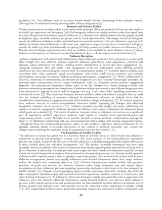 Influencer Aesthetics: Authenticity Performances and Visual Norms (www ...