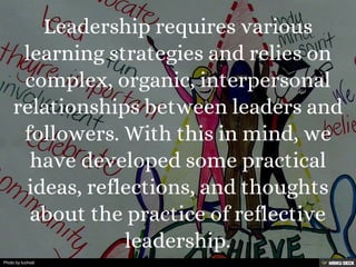 Dimensions within Quality Reflective Leadership