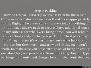 International travel