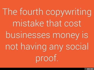 5 Copywriting Mistakes (4 & 5): No Social Proof or Call-to-Action