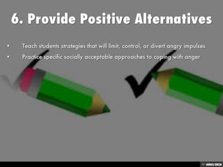 7 Approaches to Help Students Control their Anger