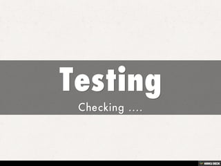 Testing  Checking .... 