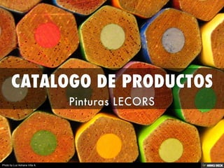 CATALOGO DE PRODUCTOS  Pinturas LECORS 