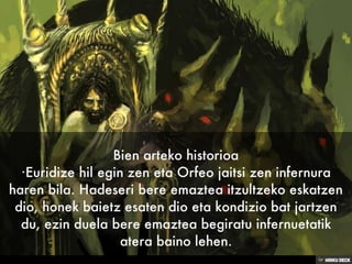 Orfeo Eta Euridize