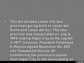 REGION X- Northern Mindanao