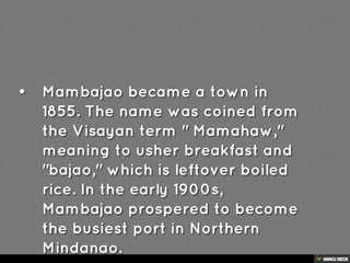 REGION X- Northern Mindanao