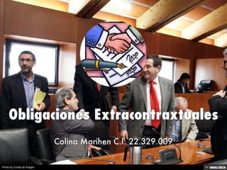 Obligaciones Extracontraxtuales  Colina Marihen C.I. 22.329.009 