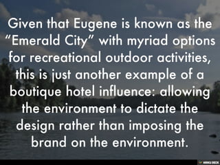 Fusion of Boutique Hotels and Assisted Living