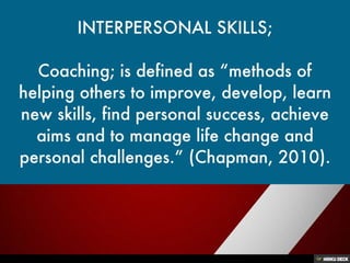 Interpersonal Skills; a Key of Success towards your Goals
