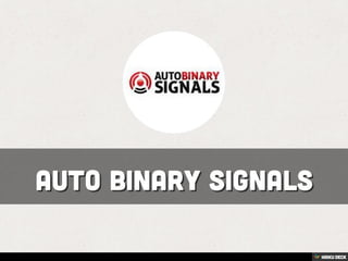 Auto Binary Signals | PDF