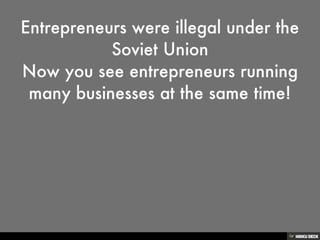 Entrepreneurship in Russia