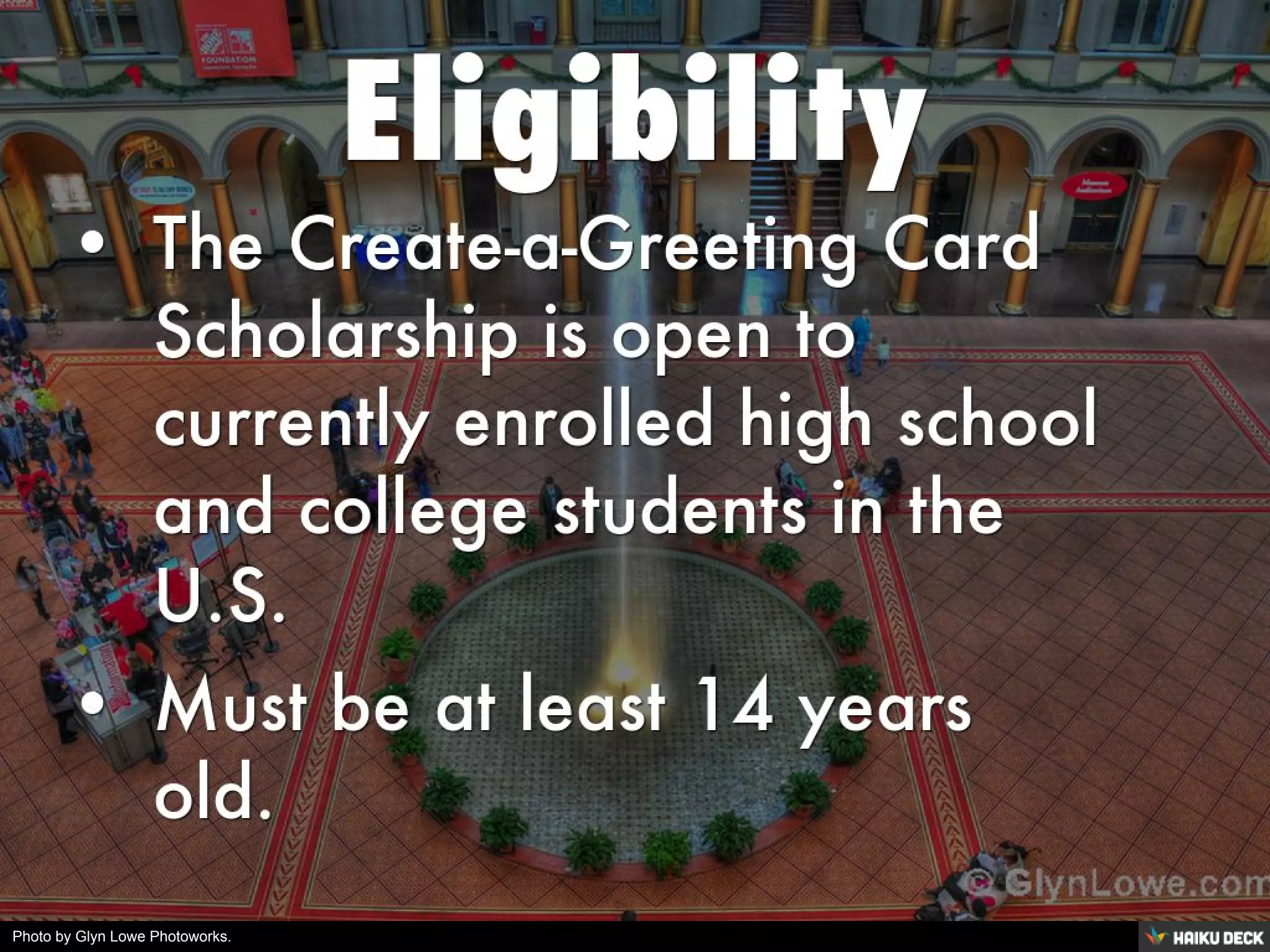 Photo by Glyn Lowe Photoworks.
 