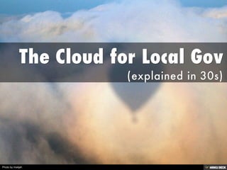The Cloud for Local Gov  (explained in 30s) 