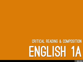 English 1a