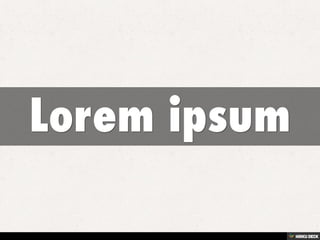 Lorem ipsum 