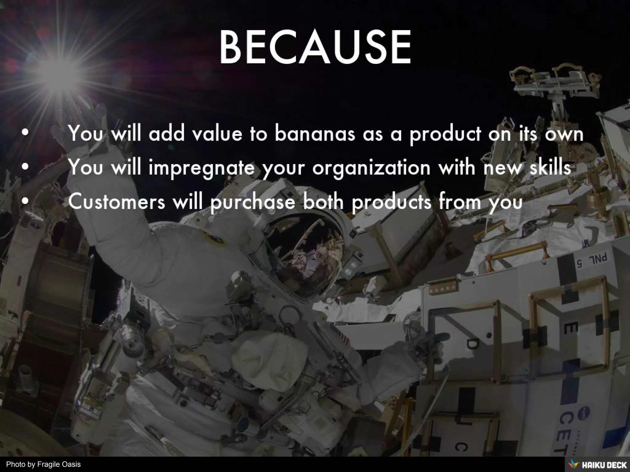 Photo by Fragile Oasis - Creative Commons Attribution-NonCommercial-ShareAlike License https://www.flickr.com/photos/50650288@N05 Created with Haiku Deck