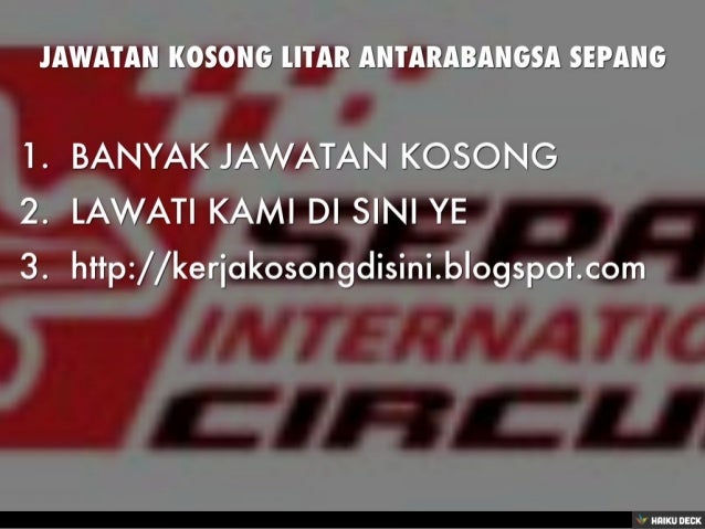 Iklan Jawatan Institut Kemahiran Tinggi Belia Negara Sepang Portal Kerja Kosong Graduan