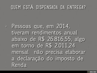 acerte suas contas com o leão