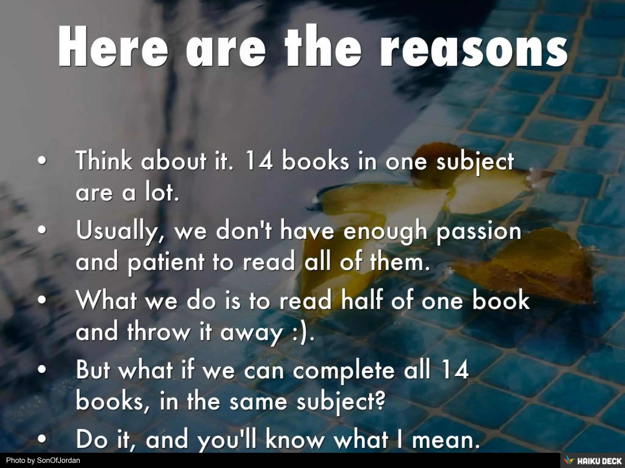 Photo by SonOfJordan - Creative Commons Attribution-NonCommercial License https://www.flickr.com/photos/29250079@N04 Created with Haiku Deck
 