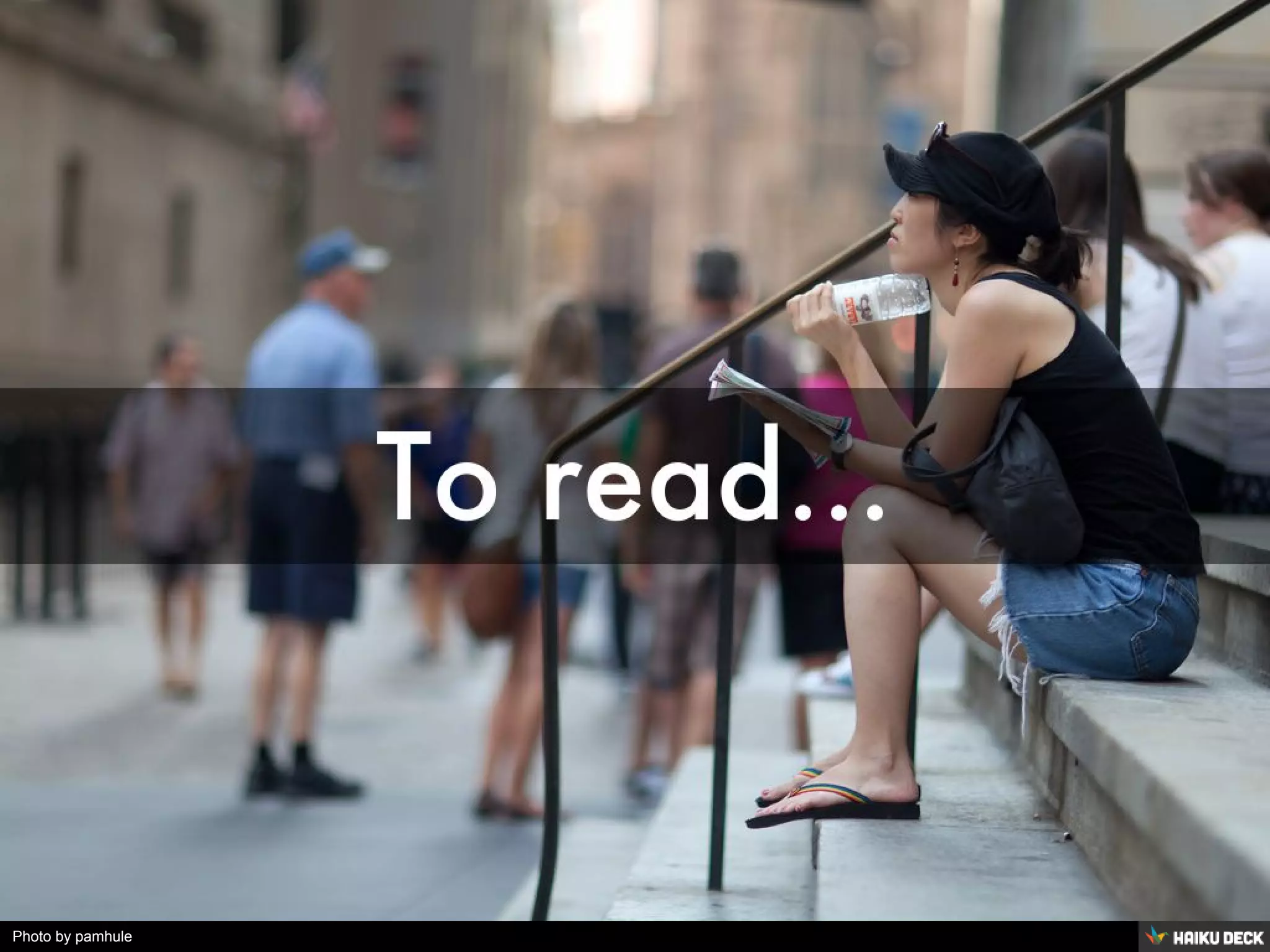 Photo by pamhule - Creative Commons Attribution-NonCommercial License https://www.flickr.com/photos/58571789@N00 Created with Haiku Deck
 