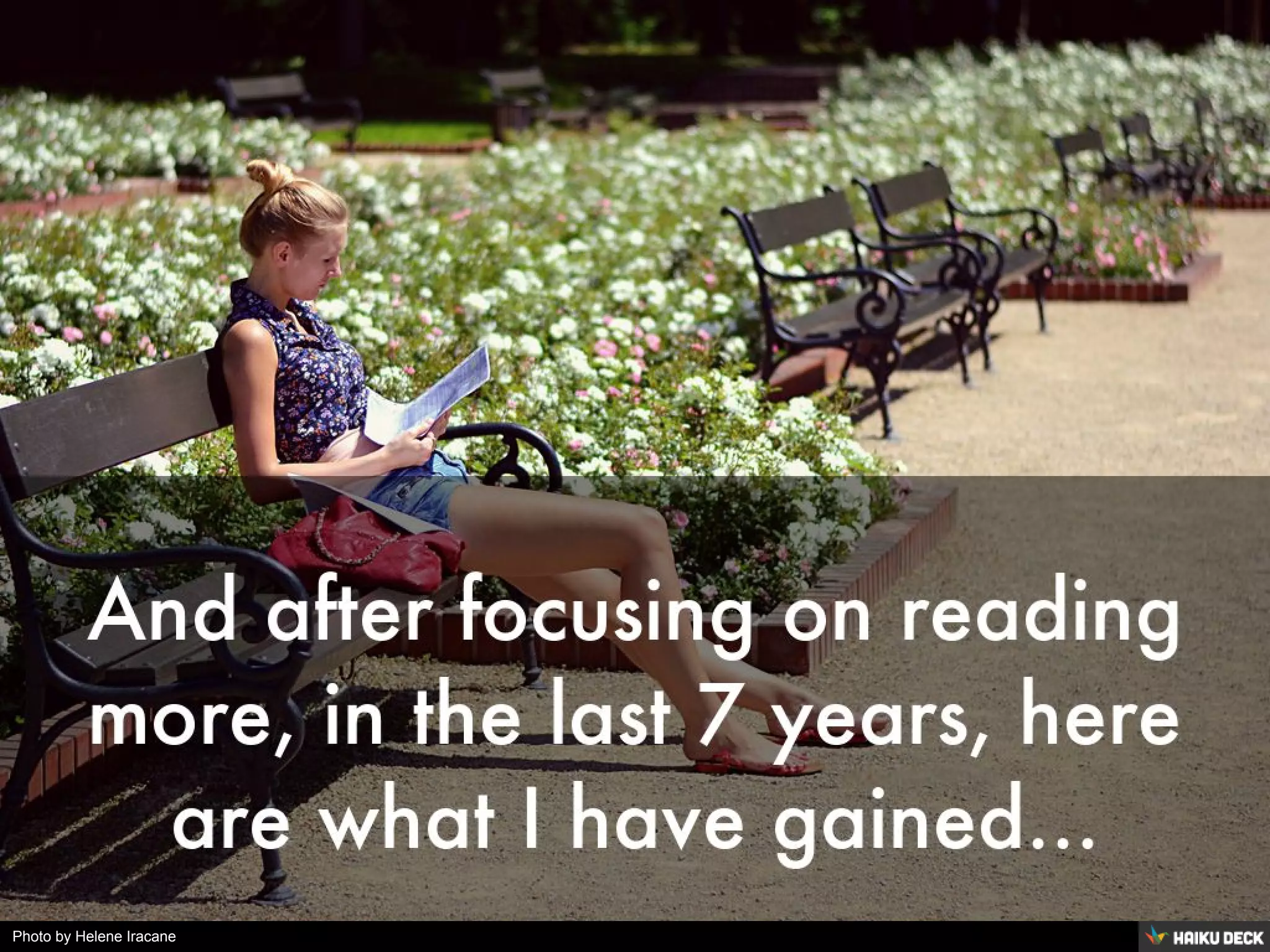 Photo by Helene Iracane - Creative Commons Attribution-NonCommercial-ShareAlike License https://www.flickr.com/photos/63209721@N05 Created with Haiku Deck
 