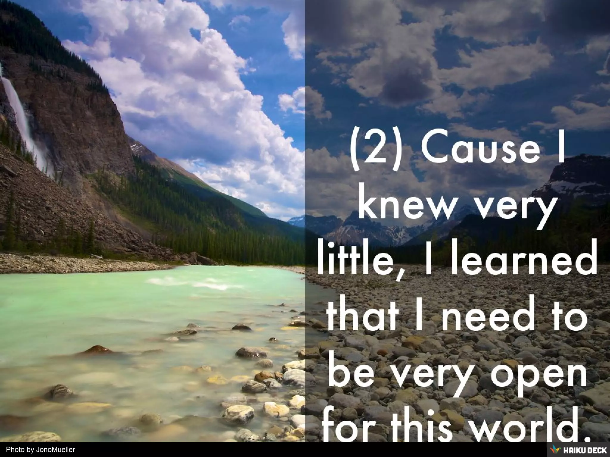 Photo by JonoMueller - Creative Commons Attribution License https://www.flickr.com/photos/45939540@N05 Created with Haiku Deck
 