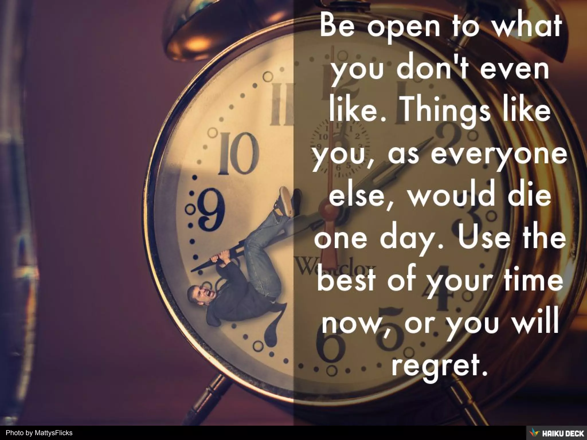 Photo by MattysFlicks - Creative Commons Attribution License https://www.flickr.com/photos/68397968@N07 Created with Haiku Deck
 