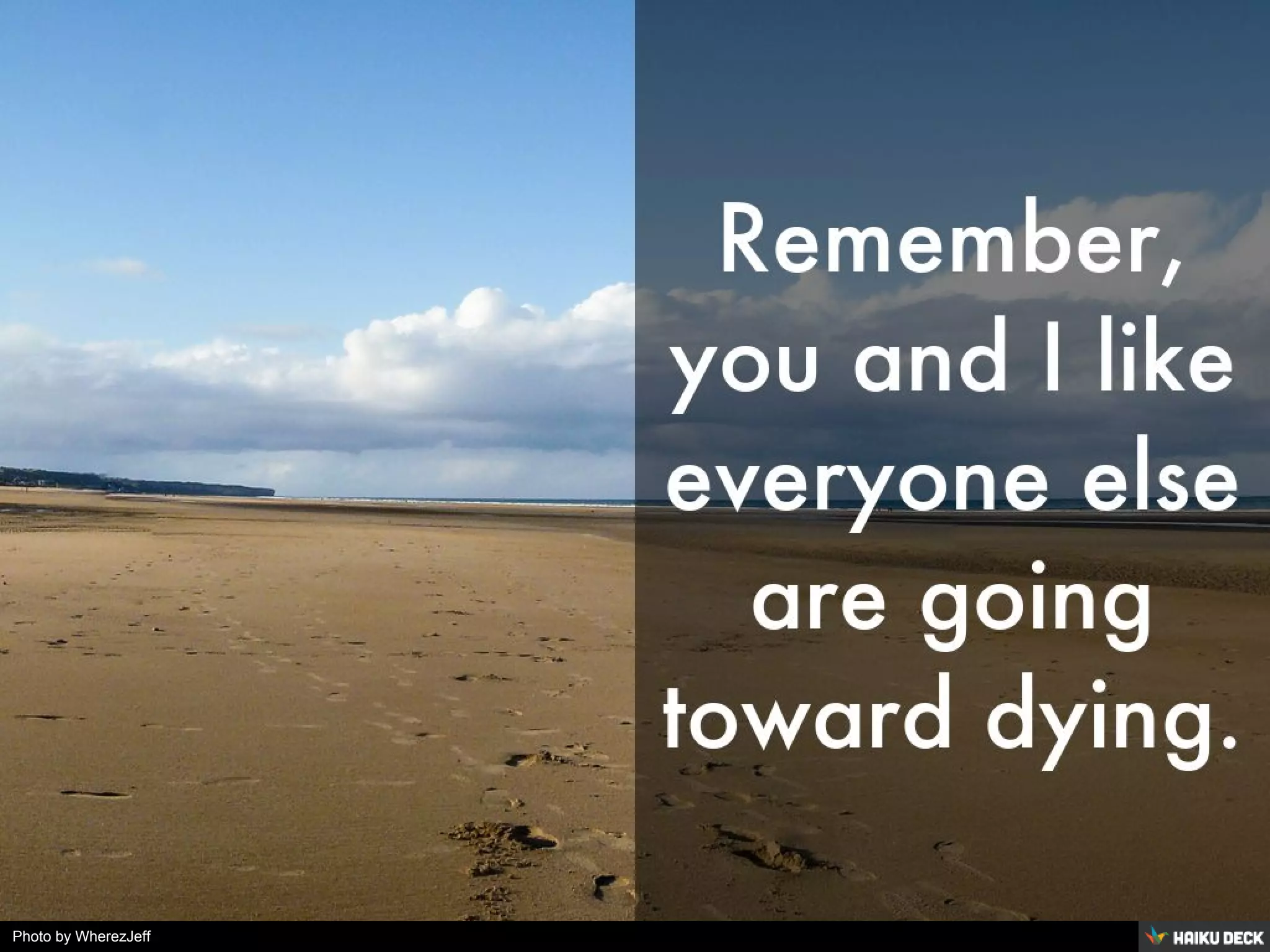 Photo by WherezJeff - Creative Commons Attribution-NonCommercial License https://www.flickr.com/photos/55702966@N05 Created with Haiku Deck
 