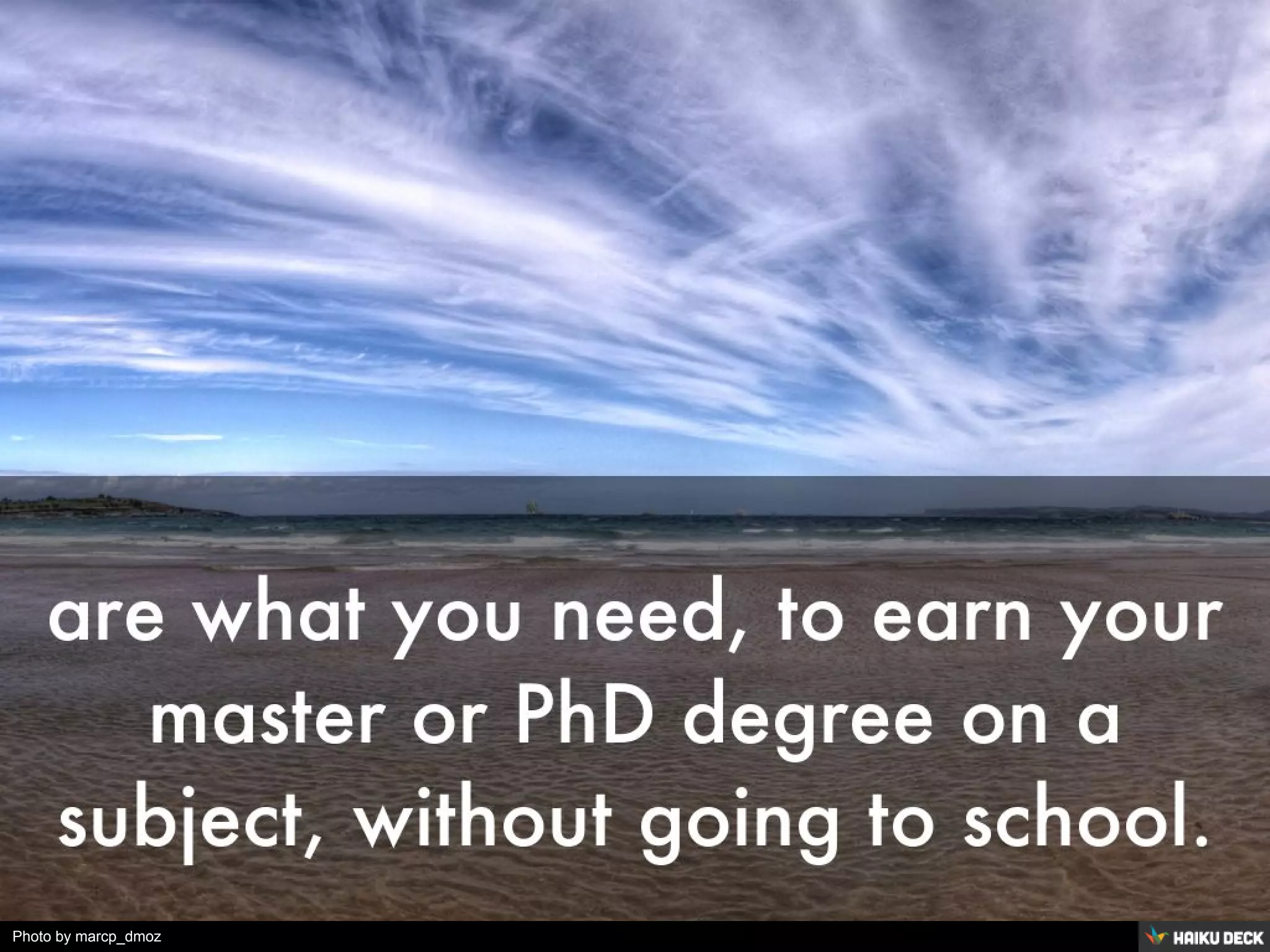 Photo by marcp_dmoz - Creative Commons Attribution-NonCommercial-ShareAlike License https://www.flickr.com/photos/30982194@N05 Created with Haiku Deck
 