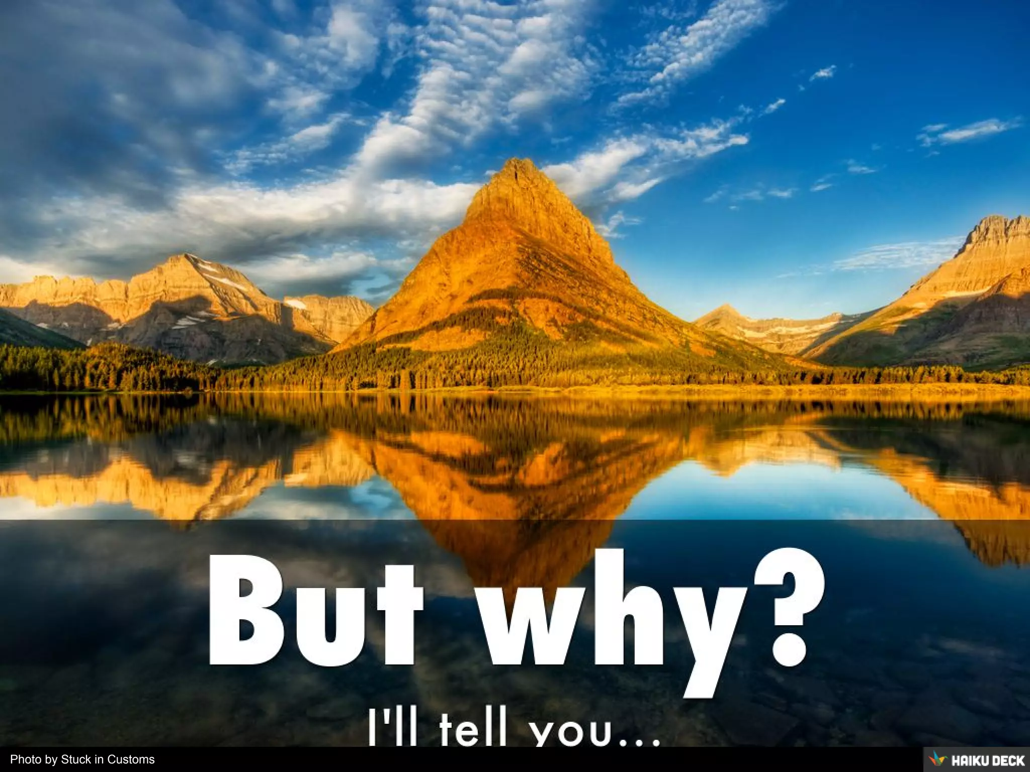 Photo by Stuck in Customs - Creative Commons Attribution-NonCommercial-ShareAlike License https://www.flickr.com/photos/95572727@N00 Created with Haiku Deck
 