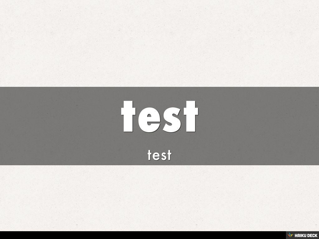 test