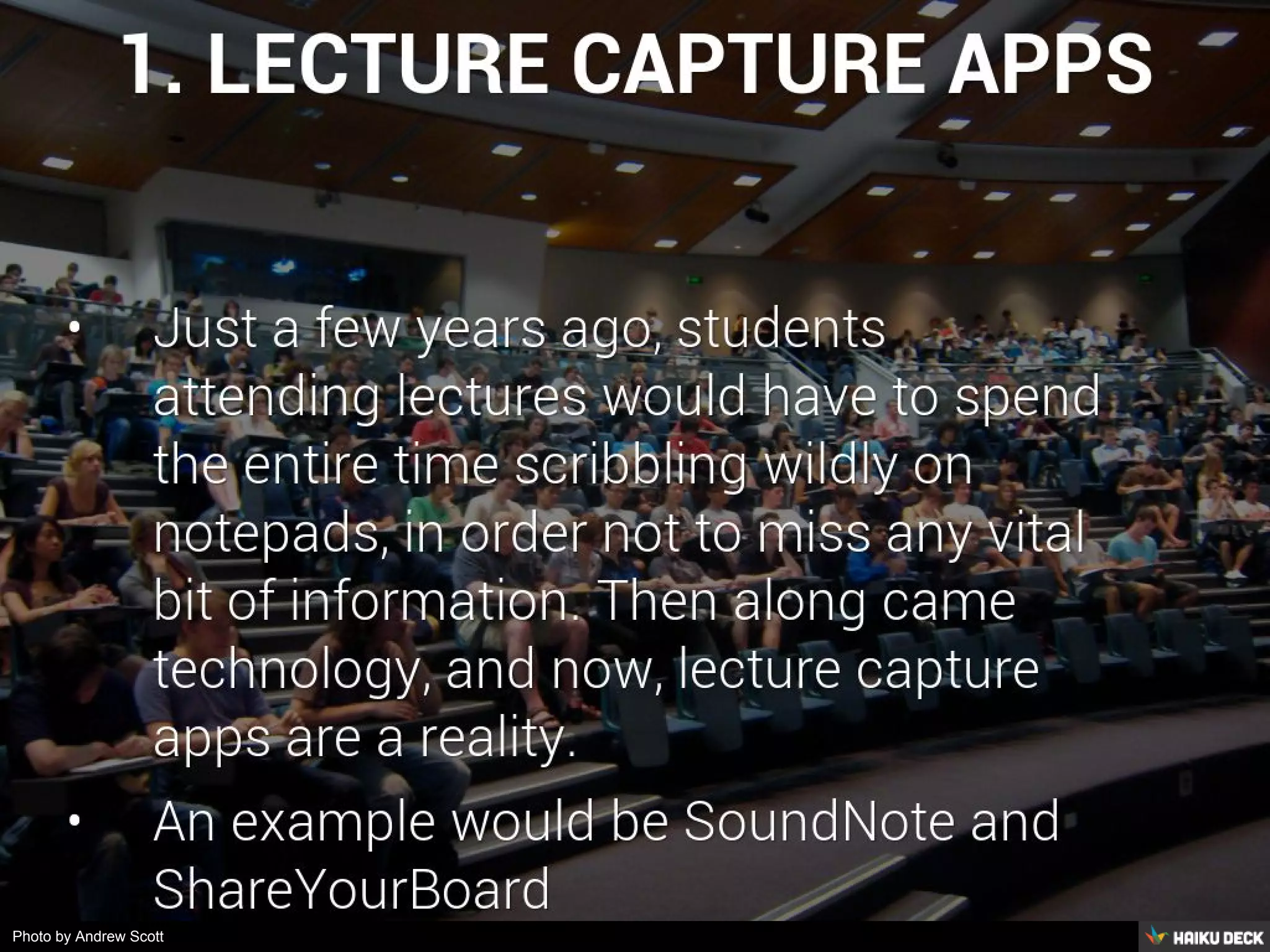 Photo by Andrew Scott