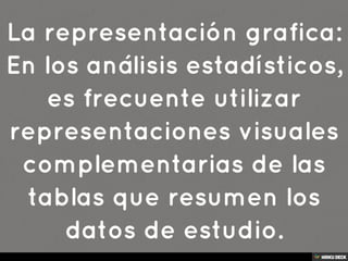 La Representacion Grafica