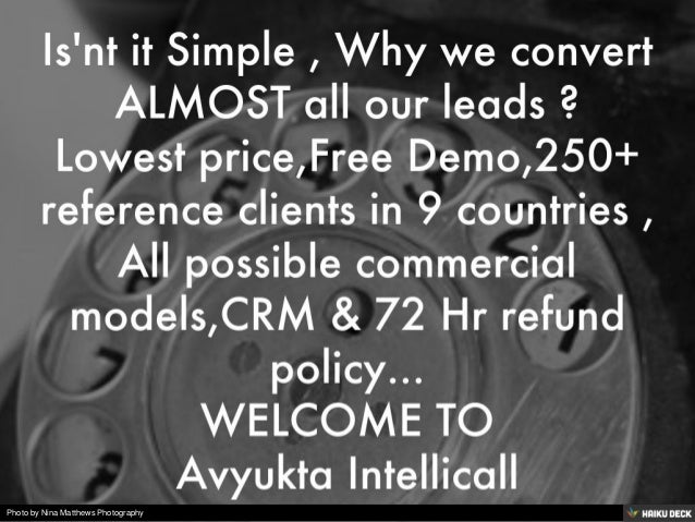 Is Nt It Simple Why We Convert Almost All Our Leads Lowest Price