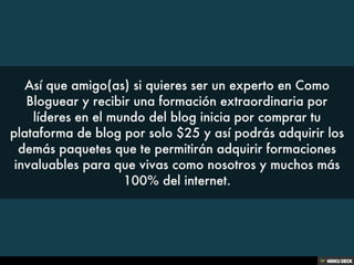 ¿Como Crear Un Blog Apetecido?