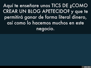 ¿Como Crear Un Blog Apetecido?