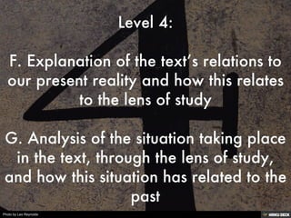 Critical Theory Unit Project Assessments